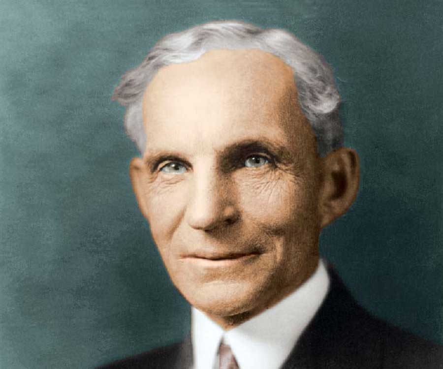 A painting of Henry Ford